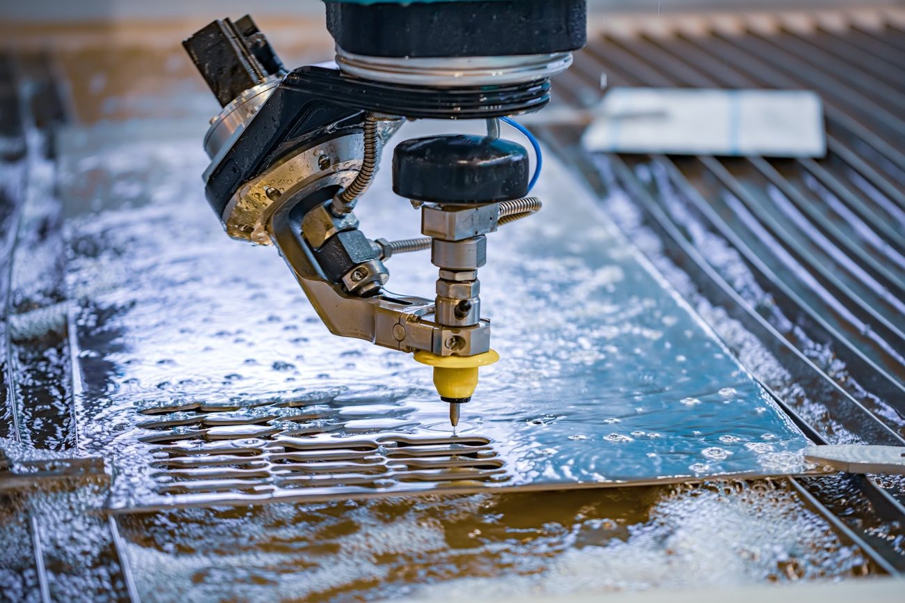 Testa di taglio waterjet